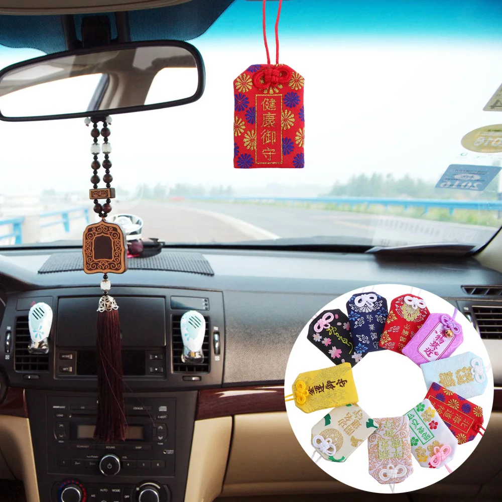 

10pcs Fortune Bag Charm Exquisite Japanese Amulet Unique Hanging Fortune Bag