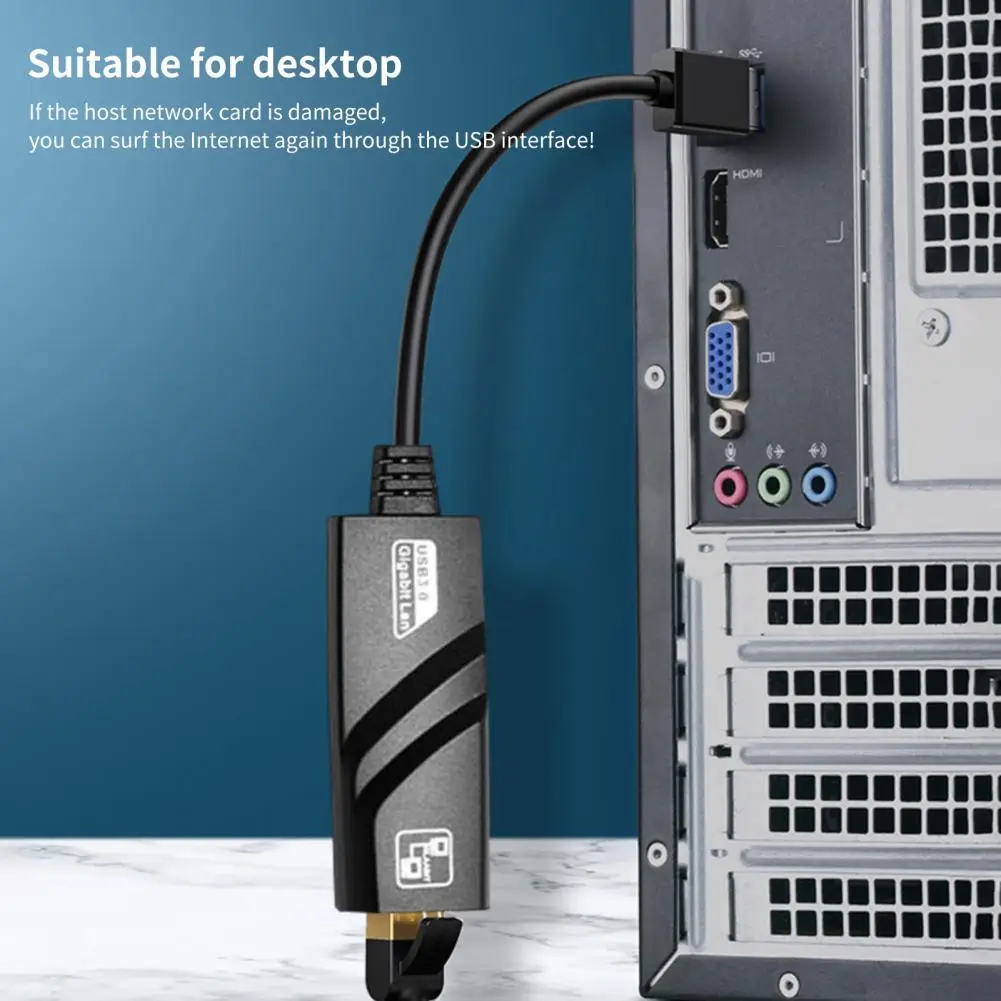 Сетевой адаптер удобный USB 3 0 соответствует стандарту сетевая карта 1G Gigabit легкий
