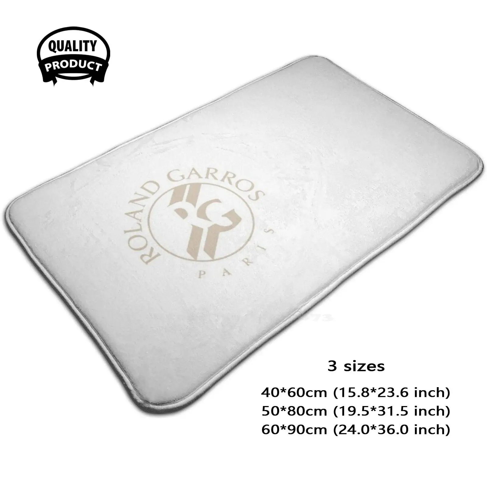 

Beige Logo Comfortable Door Mat Rug Carpet Foot Pad Paris Tennis Logo Grand Chelem Wimbledon Us Open Australian Open Atp