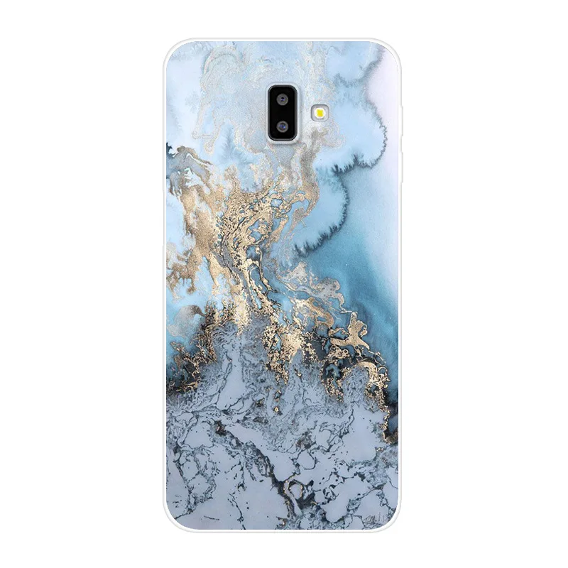 Абрикосовый Чехол J6plus Capas для samsung J6 Plus, силиконовый мягкий чехол из ТПУ с принтом для samsung Galaxy J6 Plus J 6 Plus J610 J610F J6+ чехол - Цвет: Абрикосовый