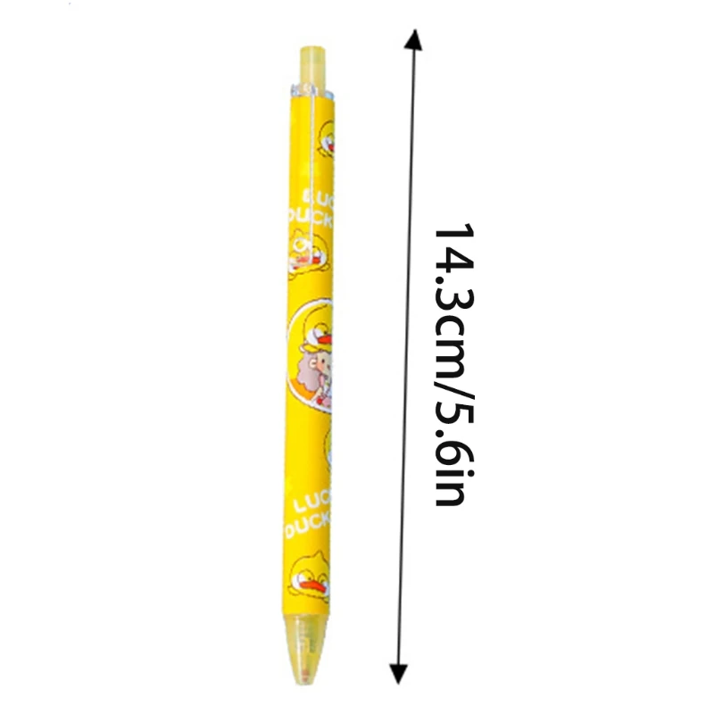 

Yellow Lucky Duck Gel Pen Student Stationery Test Signature Black Pen Writing0.5