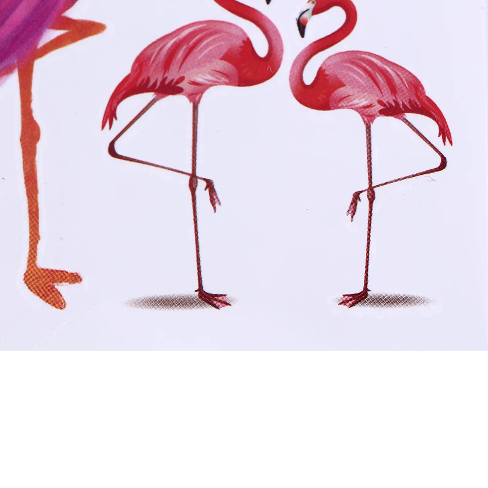 

10pcs/lot Cool Waterproof Temporary Flamingos Tatto Stickers Shoulder Decoration Arm Tattoo Stickers Pattern Tattoo Sticker