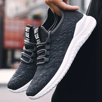 mens new shoes mens leisure trend foreign trade cross border mens shoes breathable fashion flying woven sneakers mens shoes
