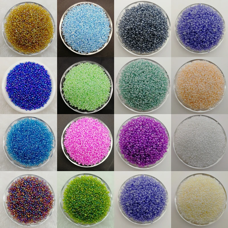 Оптовая продажа 2 мм круглые бусины из чешского стекла блестящие для