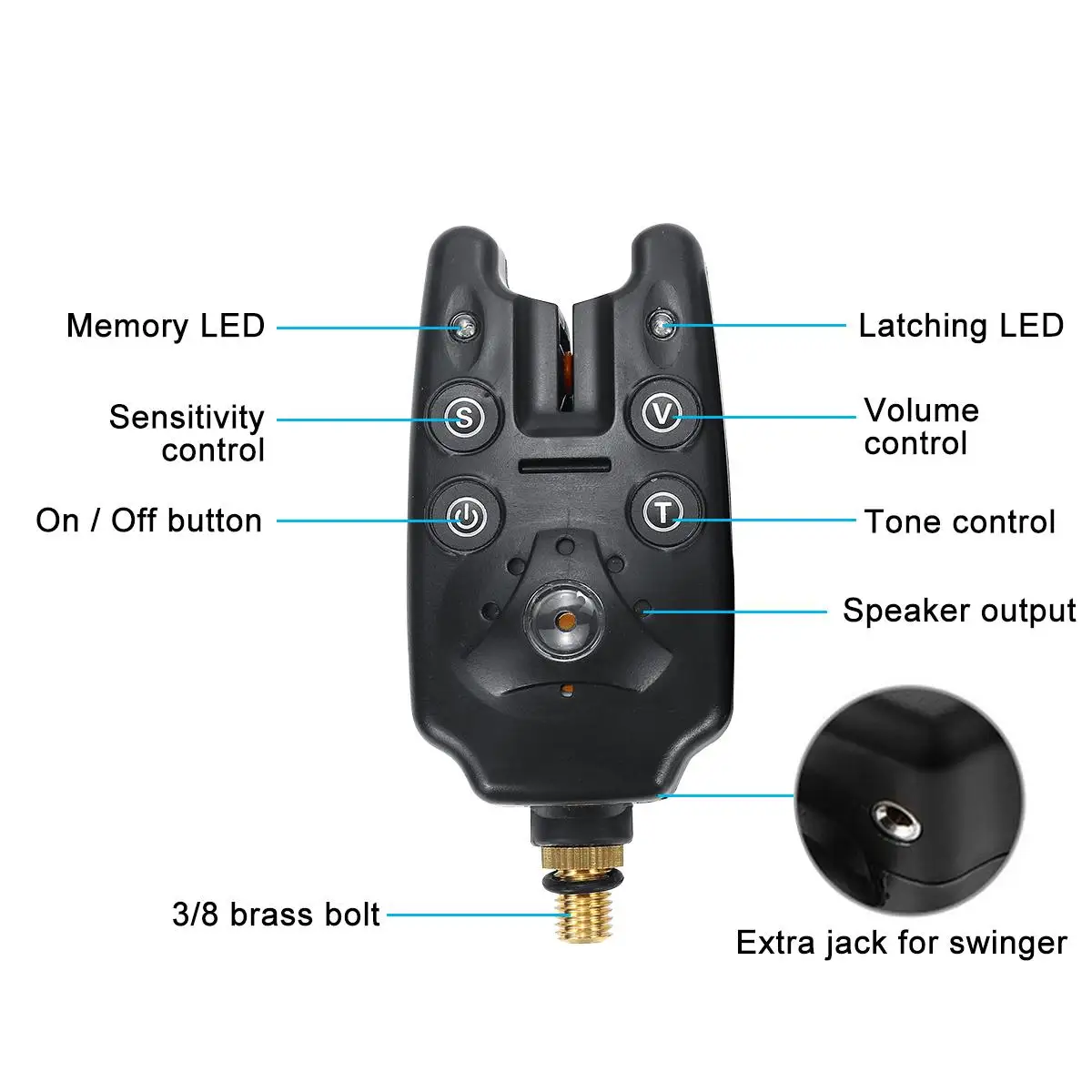 

Fishing Bite Alarms Chain Alert Swinger Set Digital Fishing Alarm Kit LED Alarm Indicator Alert Fishing Swinger Fishing Tackle