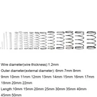 10 шт., 1,2*6 7 8 9 10 15 18 20 22*10-50 мм, пружинная стальная небольшая сжатия, механическая возвратная пружина, пружина OD 6 мм