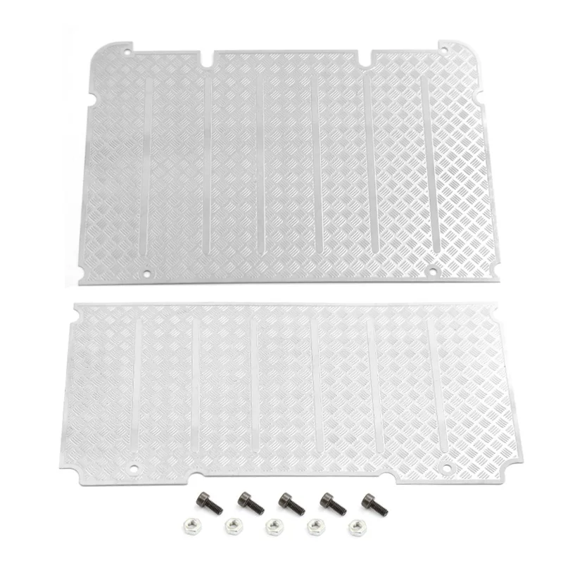 

Metal Roof Luggage Rack Decoration Board Anti-Skid Plate for 1/10 RC Crawler Traxxas TRX4 Defender Upgrade Parts