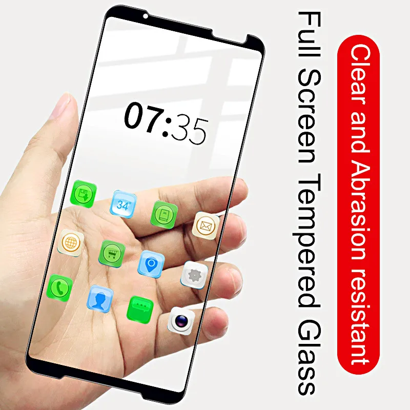 Glass For Asus ROG Phone II ZS660KL Rog 2 tempered glass film Imak Pro+ Full coverage Screen Protector protection cover | Мобильные