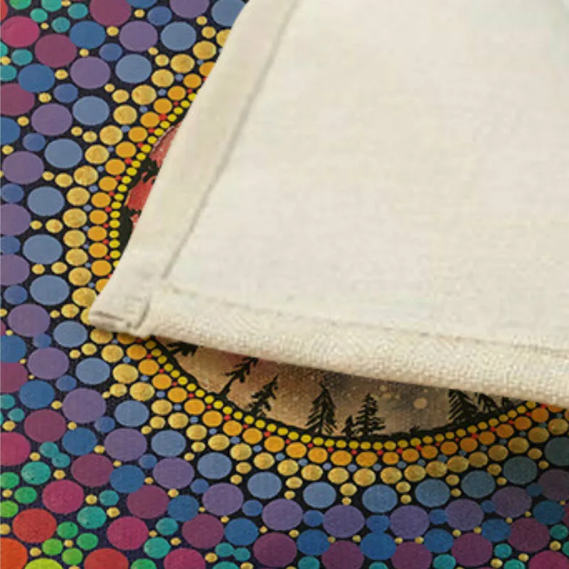 Подставки для напитков Datura Мандала с цветочным принтом подставки кофейные