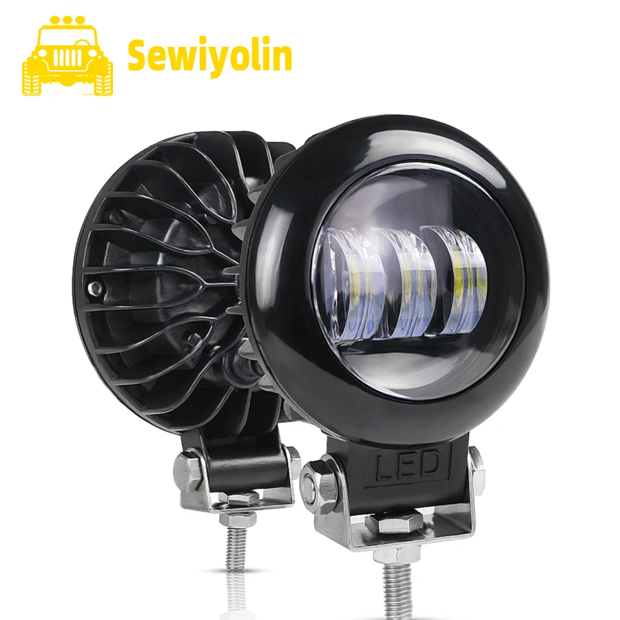 

Auto Parts LED Work Off Road Fog Light Bar Lamps 12V 24V 30W Spot Beam Car Truck Jeep Boat 4x4 SUV ATV Spot Beam LED Fog Light