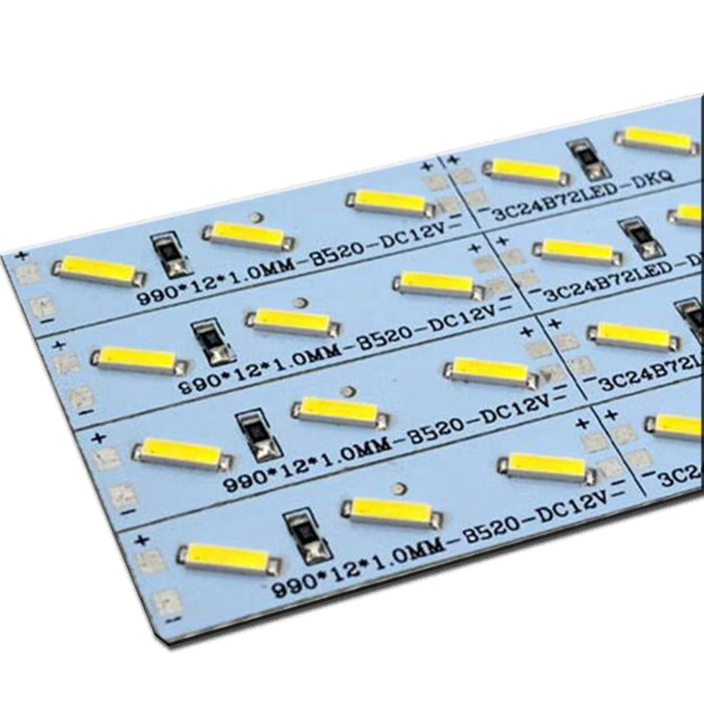 Горячие продажи 10 шт.* 50 см супер яркий жесткий бар свет DC12V 36 led SMD 8520 алюминиевый сплав светодиодные полосы света