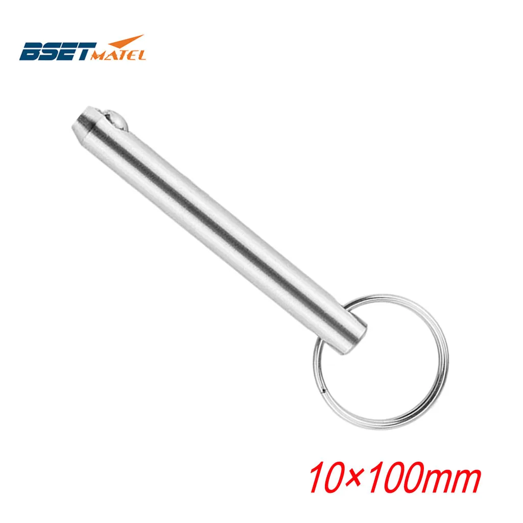 10*100 мм BSET MATEL нержавеющая сталь 316 морской класс быстроразъемный шариковый штифт