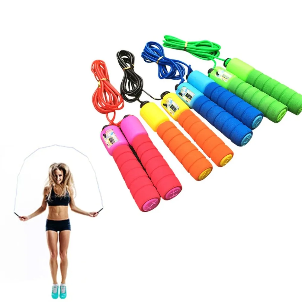 

Professional Adjustable Counting Skipping Rope Automatic Counting Jump Wire Fitness Exercise Fast Speed Counting Jump Rope Burni