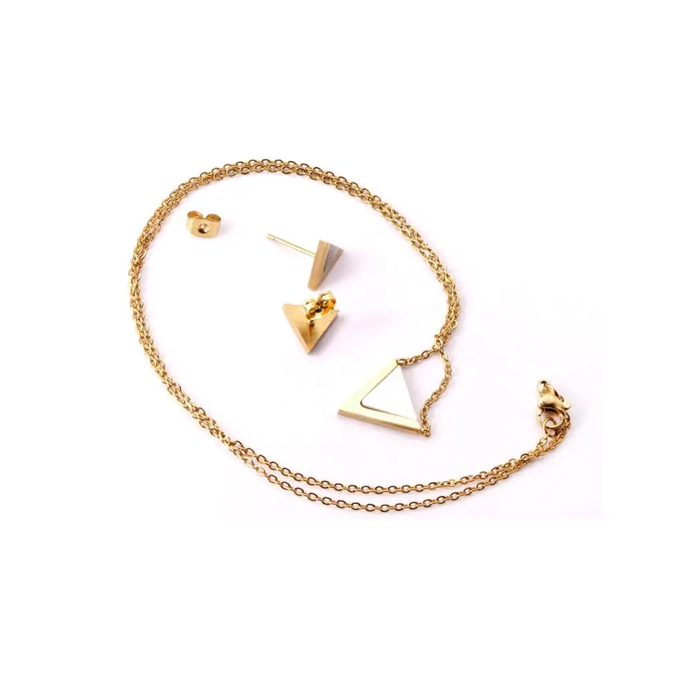 Роскошные Ювелирные наборы LUXUSTEEL красный/черный/белый корпус треугольная