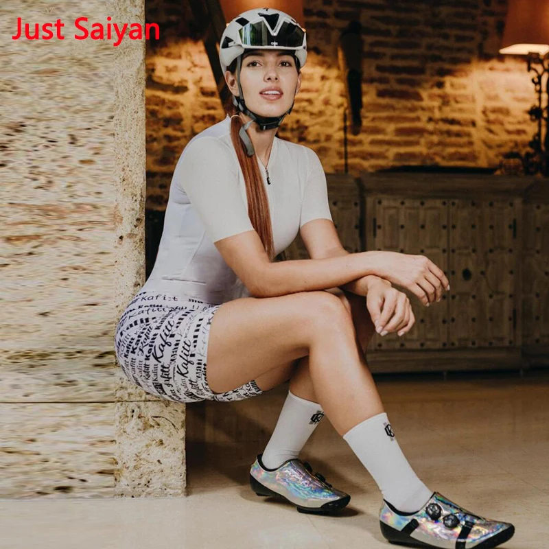 

Cycling Jersey Jumpsuit Women's Triathlon Professional Cycling Wear Summer New Cycling Temperament Short Sleeve Set Breathable