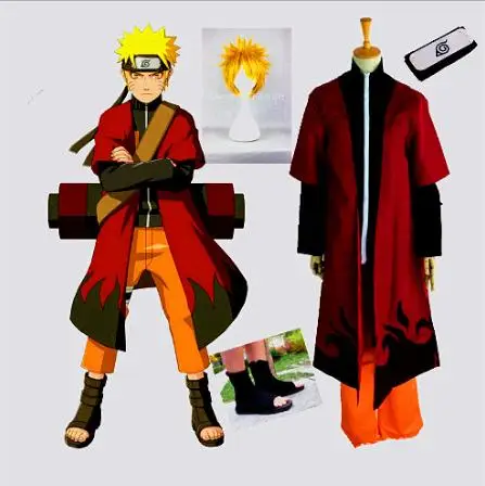 Костюм для косплея Наруто из мультфильма Второе поколение Аниме |