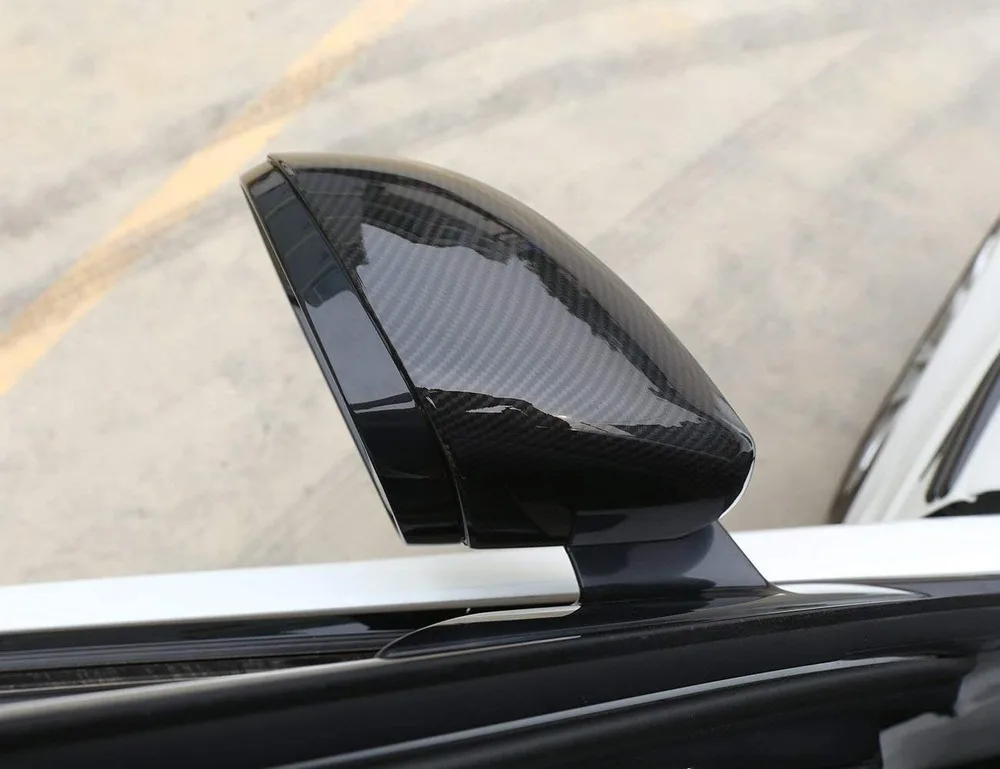 ABS внешней стороны зеркало Кепки крышка Стикеры ons для Ленд Ровер Дискавери 4 Discovery