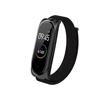 Mi band 4 ремешок нейлоновый холст ремешок для Xiao mi band 4 Смарт часы браслет аксессуары для mi Band 4 mi 4 Pulseira - Цвет: Color 2