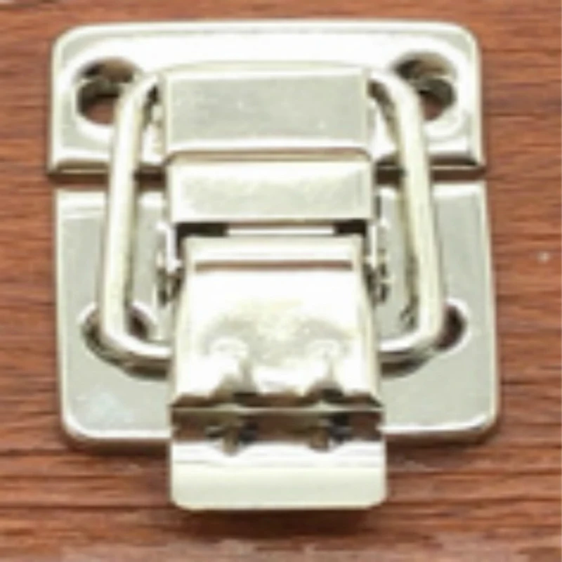 

1Pcs Silver Fastener Toggle Latch Catch Chest Case Suitcase Boxes Chests Trunk Lock Practical Locks