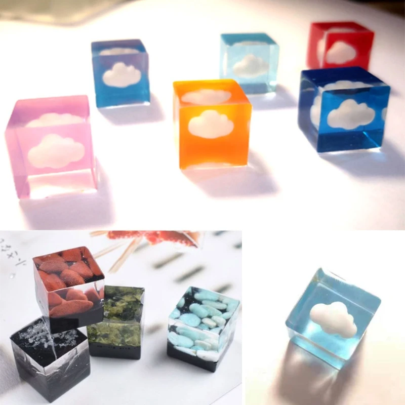

Cube Shape Decoration Silicone Mold Jewelry Epoxy Resin Casting Jewelry Tool Making Resin Diy Craft Home Decorations