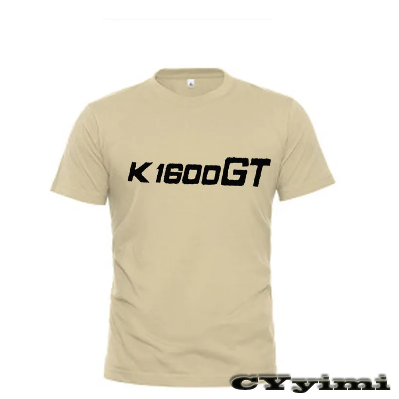 

For BMW K1600GT Shirt Men New LOGO T-shirt 100% Cotton Summer Short Sleeve Round Neck Tees Male