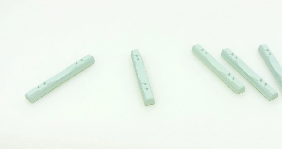 Литье под давлением смолы Хо 1/87 Новый Три Стиль бетонные шпалы цемента подушки