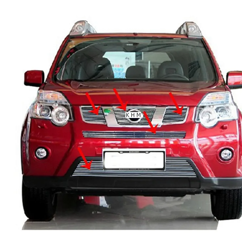 For Nissan X-TRAIL 2012 2013 High quality Aluminum alloy Front Grille Around Trim Racing Grills | Автомобили и мотоциклы
