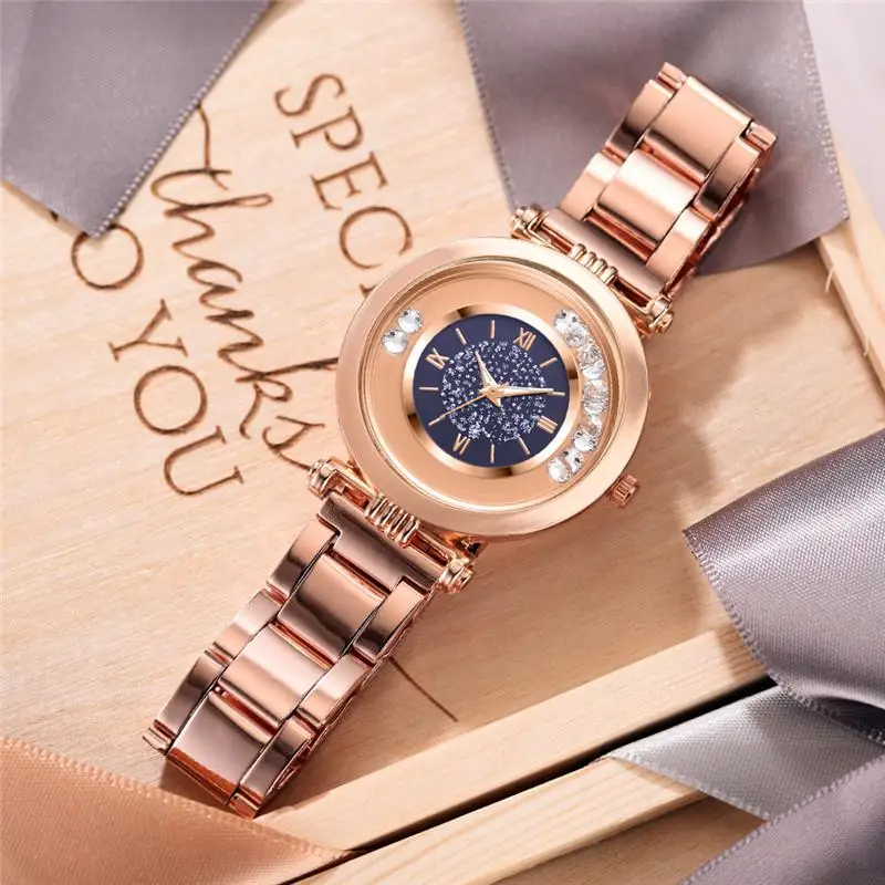 

2020 Hot Sale Women Watches Luxury Stainless Steel Fashion Strap Bracelet Watch Round Dial Table Women's Dropshipping Relogio