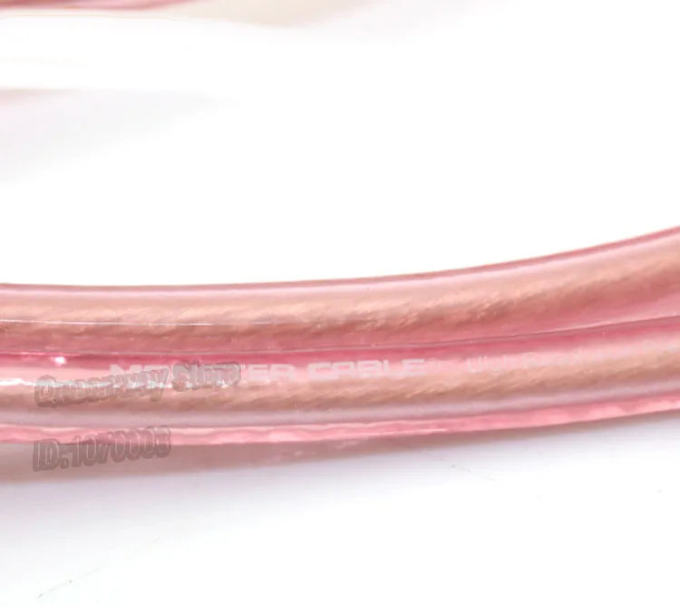 2 5 квадратный кабель для динамика с банановым штекером HiFi hi-end hiend DIY медный