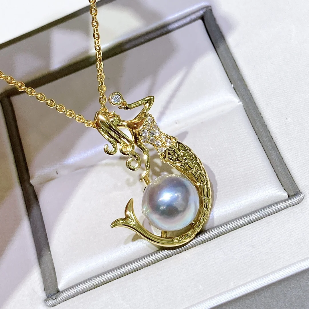 

Ожерелье в стиле русалки серого цвета, 9 разных цветов