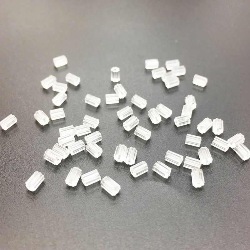 

500pcs/lot 0.7mm Hole Length 3.5mm Rubber Clear Earring Back Stoppers Ear Post Nuts Tube Jewelry Findings