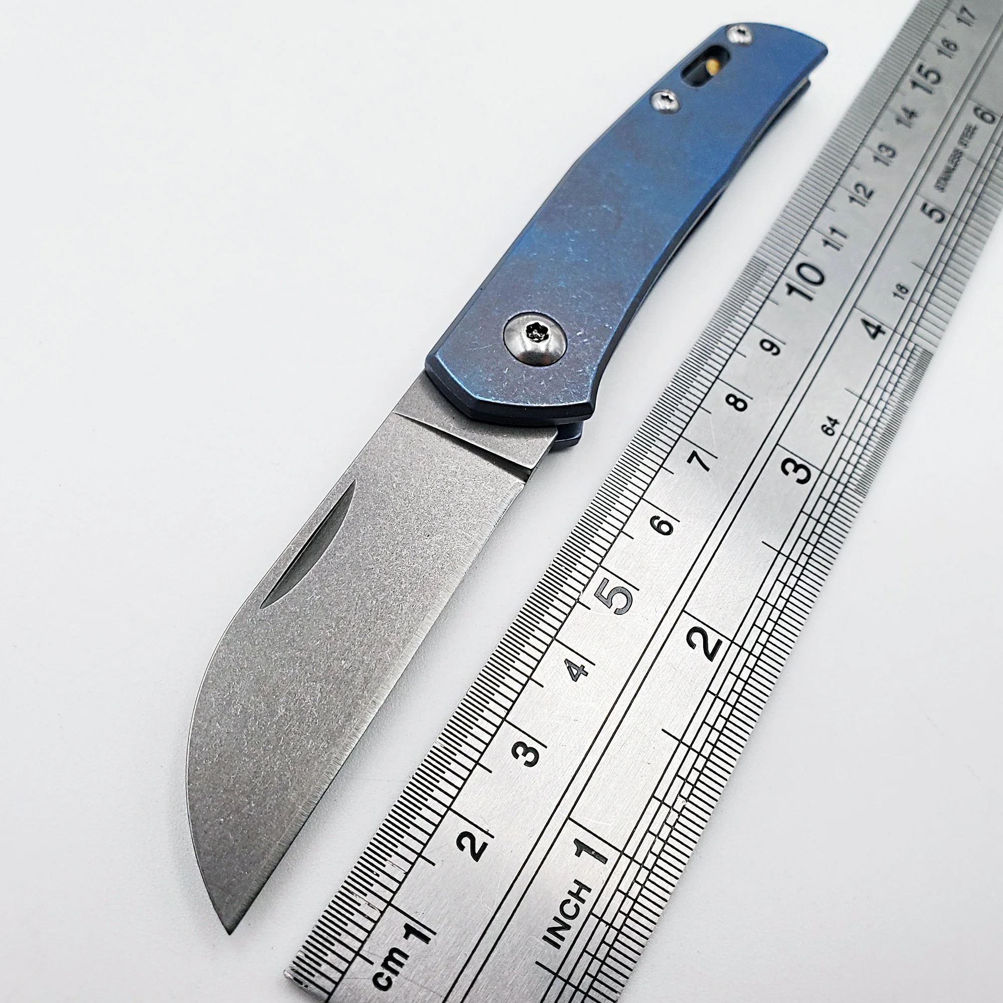 Карманный складной нож D2 Blade TC4 титановая ручка Флиппер походные ножи для