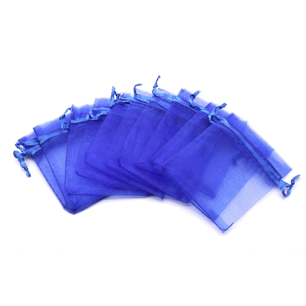 

200pcs 17 Color Organza Gift Bags with Drawstring Assorted Color Jewelry Pouches Wedding Party Christmas Favor Gift Bags