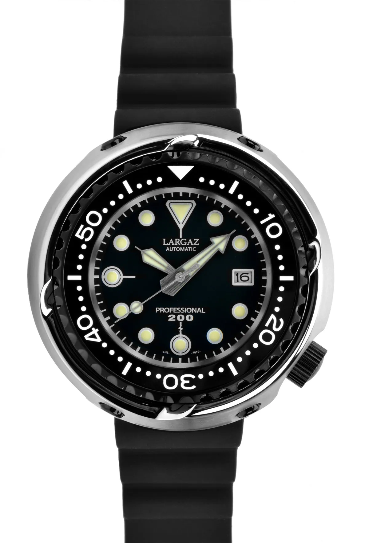 Часы для дайвинга Largaz из нержавеющей стали SBDX011 SBDX005 PROSPEX Marinemaster tuna Retro thusand cans - Цвет: Black circle