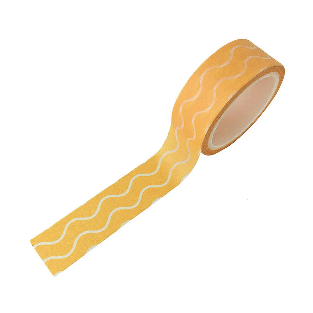 1X Синий Оранжевый волнистые зеленые точки маскирующая лента васи клейкая