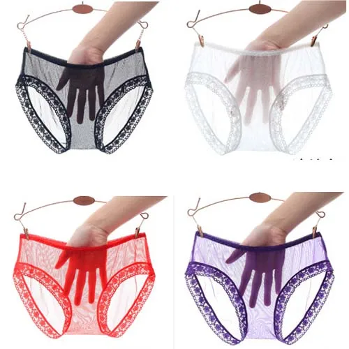 

Hot Transparent Sexy Lingerie Underwear Women's Lace Ultra-thin Crotch Free Full Exposed Net Gauze Perspective Couple Flirting 4