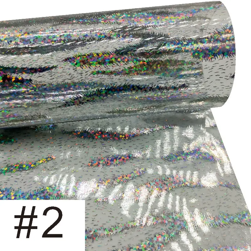 

TPU Synthetic Leather Fabric For Bows 8.2"*11.8" A4 Size Colorful Reflective Glitter Faux Leather Sheets DIY Bags Materials