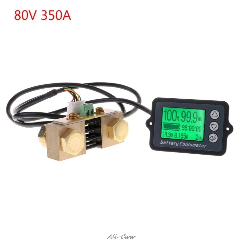 Прецизионный тестер аккумулятора TK15 80 в 350 А для счетчика Coulomb LiFePO с ЖК-дисплеем |