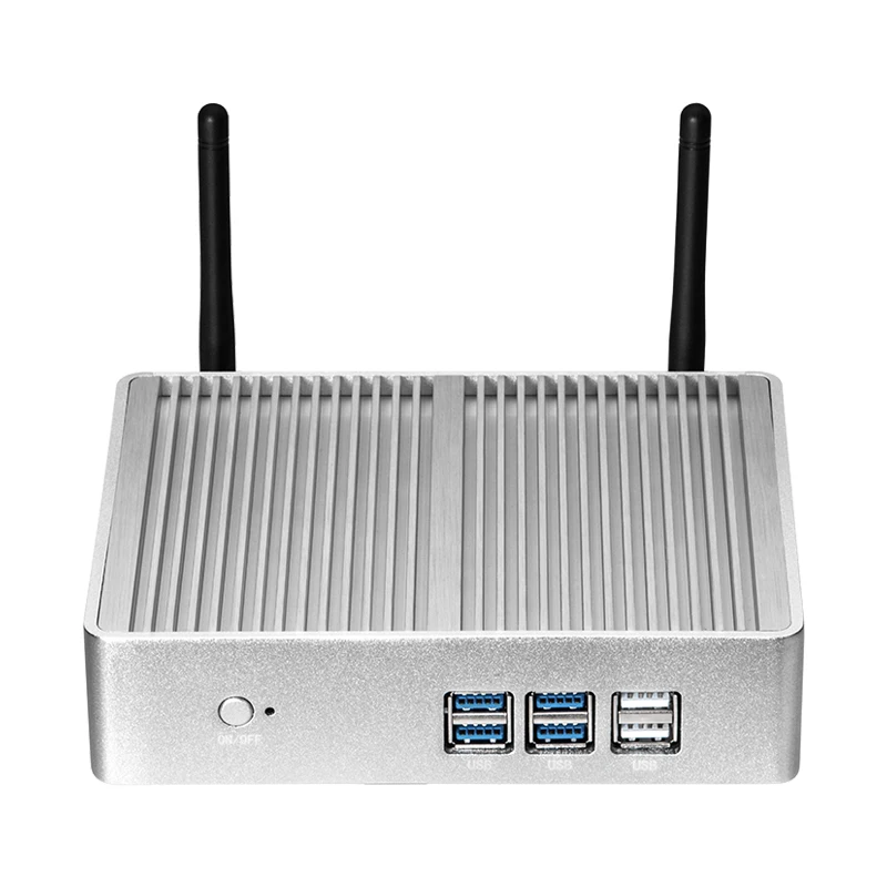 Мини-ПК Intel Celeron 3965U 4 К UHD Intel HD Графика 610 Windows 10 Dual Core 2,20 ГГц HDMI VGA Беспроводной Wi-Fi безвентиляторный мини-ПК