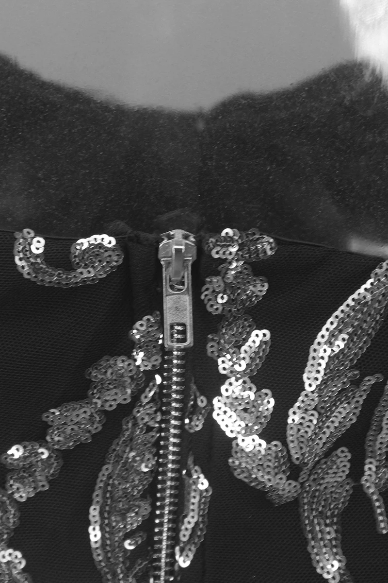 Slaygirl с низким вырезом на спине элегантный черного и золотого цвета, расшитые блестками, длинное платье в пол с Длина с открытыми плечами Вечерние Платье облегающее женское пикантное платье для ночного клуба