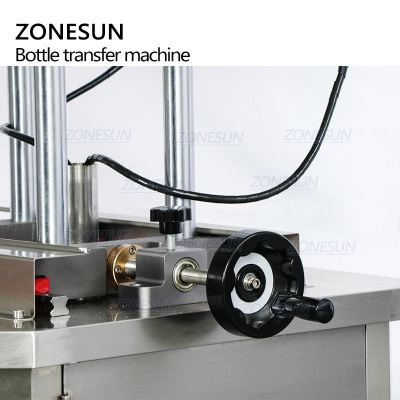 ZONESUN автоматическая конвейерная машина для зажима круглых пластиковых бутылок