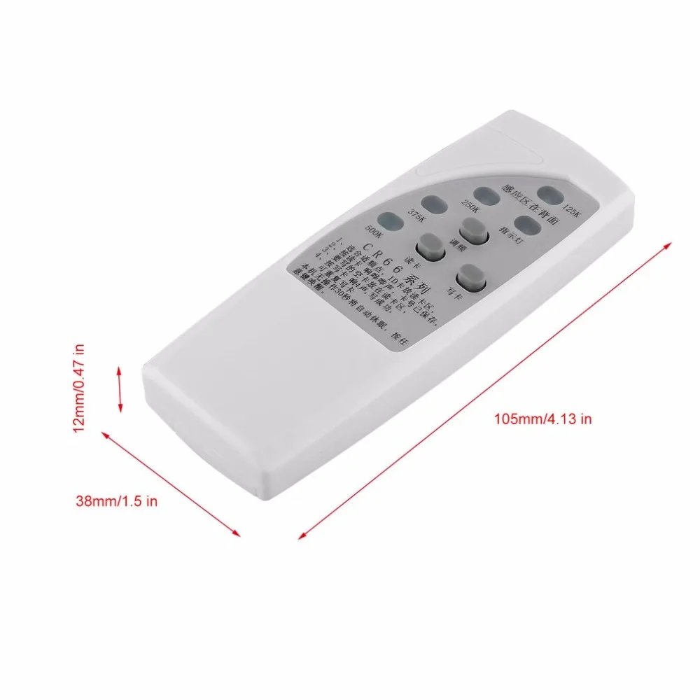 

RFID ID Card Copier 125/250/375/500KHz CR66 RFID Scanner Programmer Reader Writer Duplicator With Light Indicator Sensitively