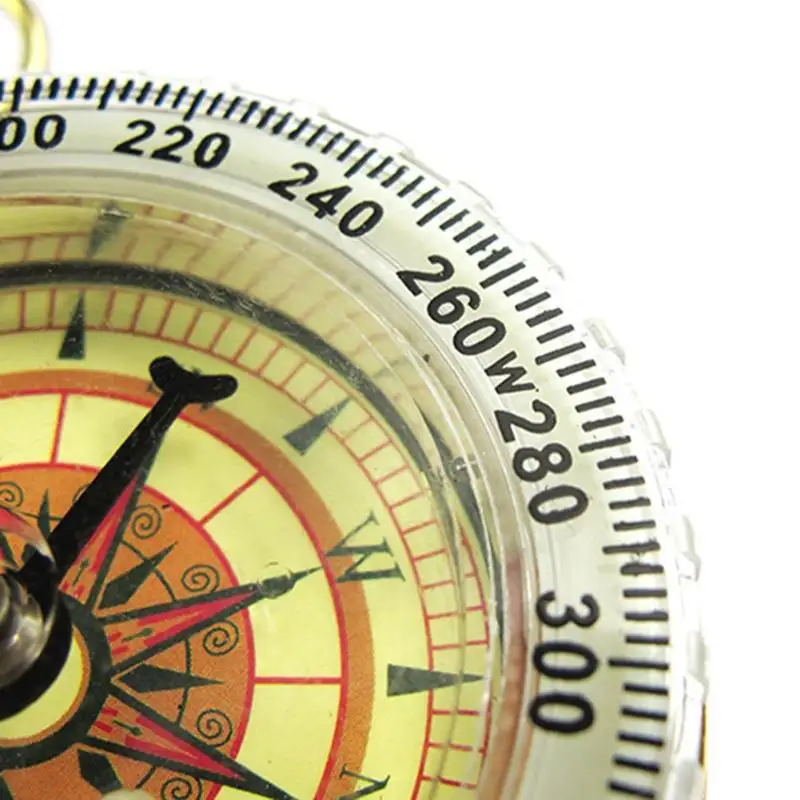 Открытый Кемпинг Пеший Туризм Позолоченные Медь серебристый Компас