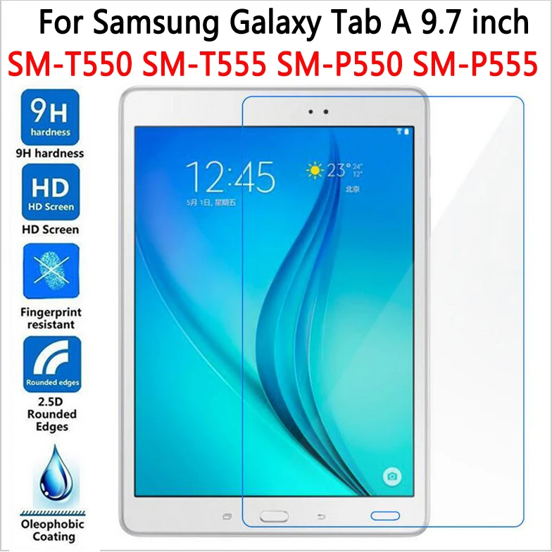 Закаленное стекло для Samsung Galaxy Tab A 8 0 10 1 5 9 7 A7 4 T500 T590 T510 T580 P580 T350 T290 защита