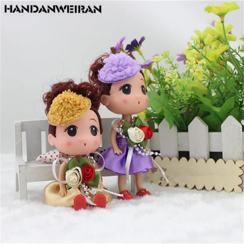 1 шт. 12 см игрушки виниловые куклы для детей девочек Букет пирожное кукла Эльф на