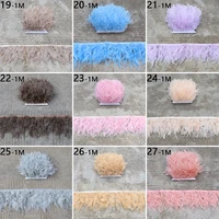 1m soft turkey feather no shedding natural fluffy wedding no smell lamp shade lace diy christmas tree jewelry decor feather