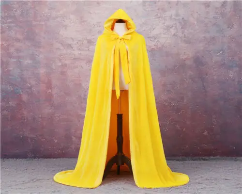 Бархатная накидка средневековая шкура с капюшоном для хэллоуивечерние шаль