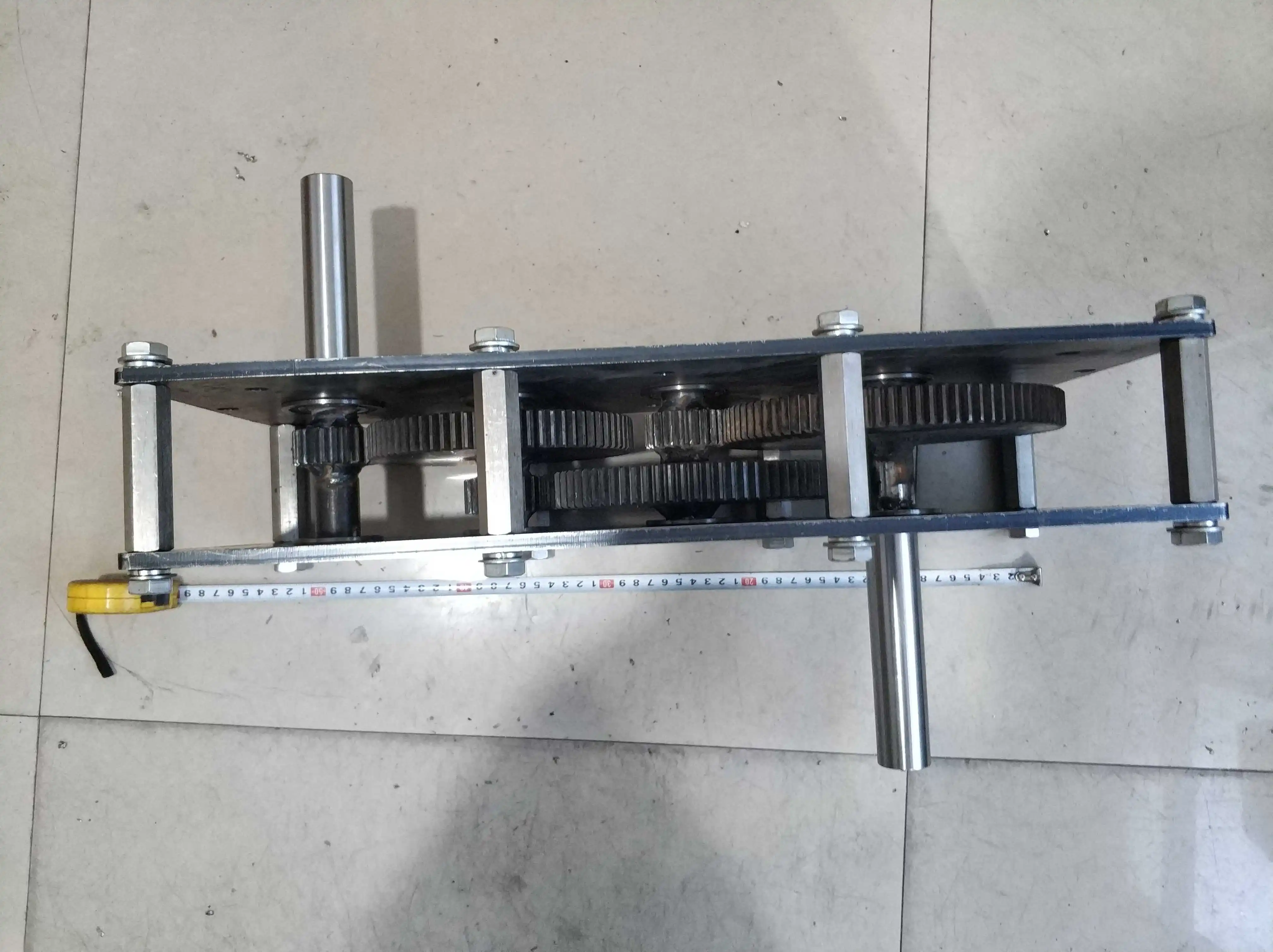 Hydraulic hand wind box foot increasing gear transmission metal 20KW power generator gearbox ratio 1 :: 35 | Инструменты