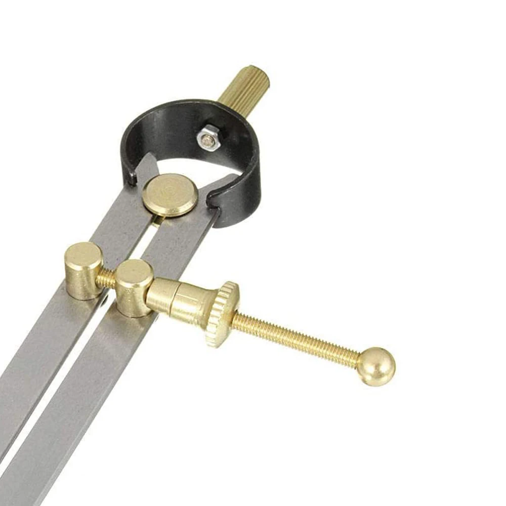 1 шт углеродного Сталь скрап-делитель колеса компас кожа стежка расстояние между