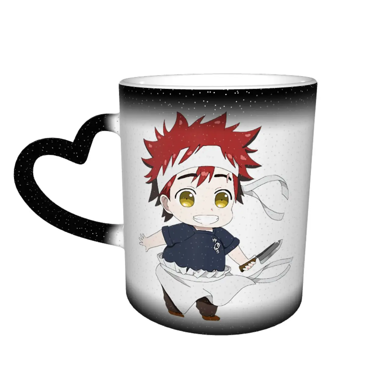 

Shokugeki кружка без сомы, цветная керамическая кружка, подарок, меняющие цвет дешевые чашки